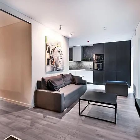 Jacuzzi Cinema Loft Daire Kaunas